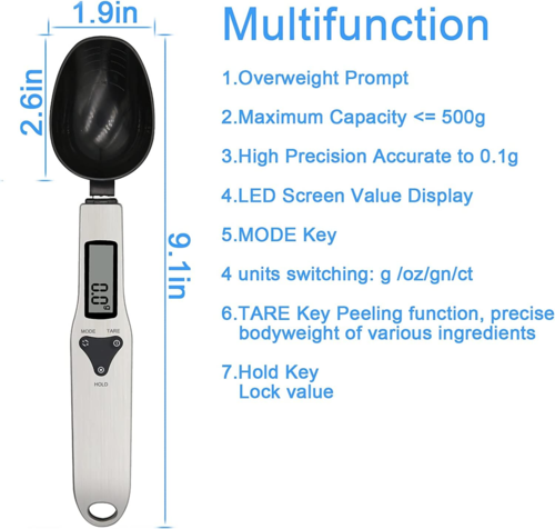 Kitchen Electronic Measuring Spoon Food Scale Digital Spoon Scale - Image 5
