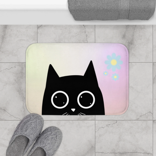 Adorable Cat Anime Bath Mat - Image 4
