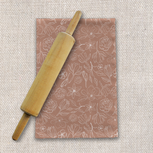 Copper Magnolia Tea Towel - Image 2
