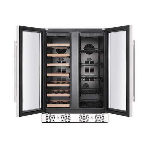 Empava BR03D 24" Dual Zone Wine Cooler & Beverage Fridge - Image 5