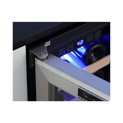 Empava BR03D 24" Dual Zone Wine Cooler & Beverage Fridge - Image 6
