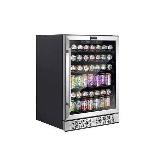 Empava BR02S 24 Inch Freestanding & Built-in Beverage Fridge - Image 4