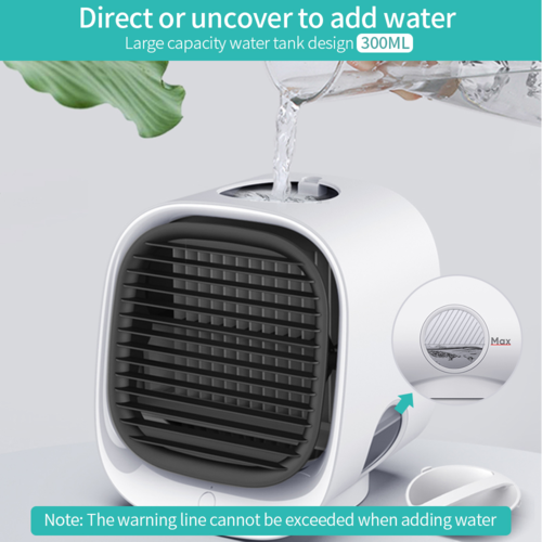 Portable USB Air Cooler Fan Mini Desktop Air Conditioner - Image 6