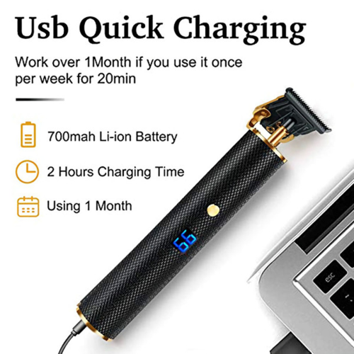 Rechargeable Mens Beard Trimmer Hair Clippers - Image 2