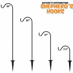 Shepherd's Hooks Garden Stakes -Set of 4
