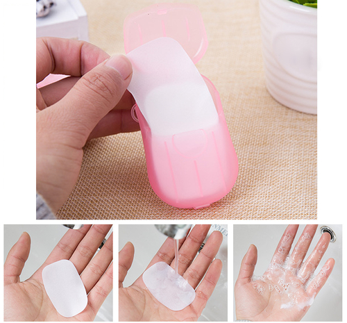 20pcs Random Disinfecting Soap Paper Foaming Soap - Image 6
