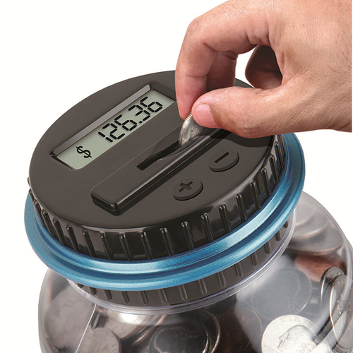 Digital Coin Counting Money Saving Box LCD Display - Image 3