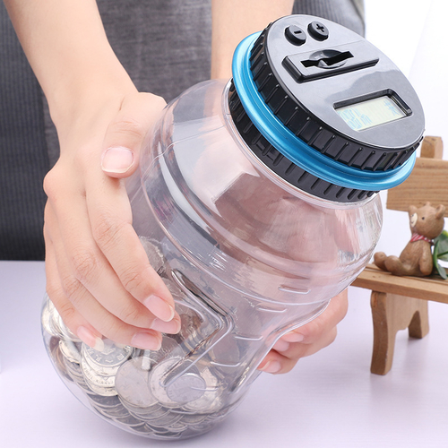 Digital Coin Counting Money Saving Box LCD Display - Image 4
