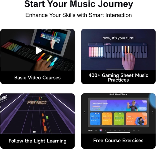 Smart Piano Keyboard with MIDI Controller - Image 5