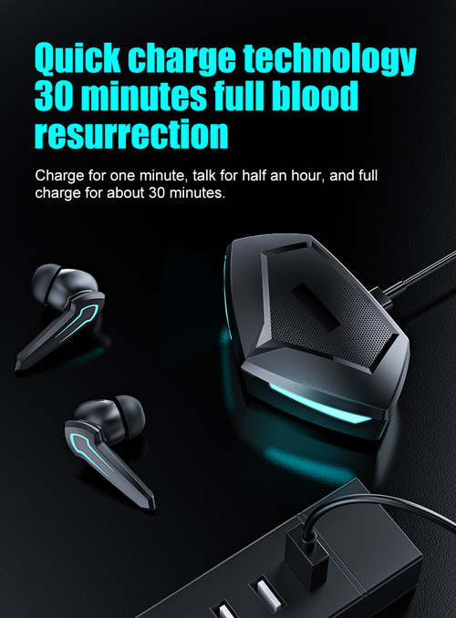 TWS Gaming headset Bluetooth 5.1 Wireless Earphone - Image 6