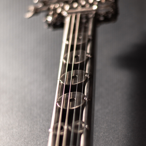 "The Original" Metal Electric Guitar Sculpture Heavy Metal Wall Art - Image 7