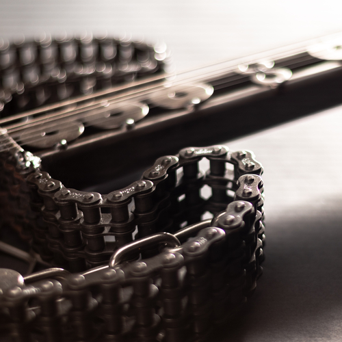 "The Original" Metal Electric Guitar Sculpture Heavy Metal Wall Art - Image 8