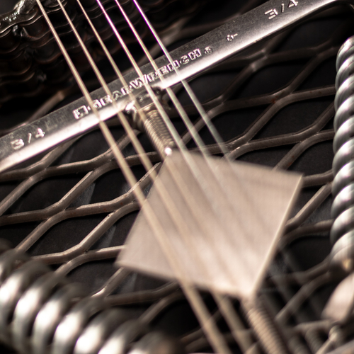 "The Original" Metal Electric Guitar Sculpture Heavy Metal Wall Art - Image 9