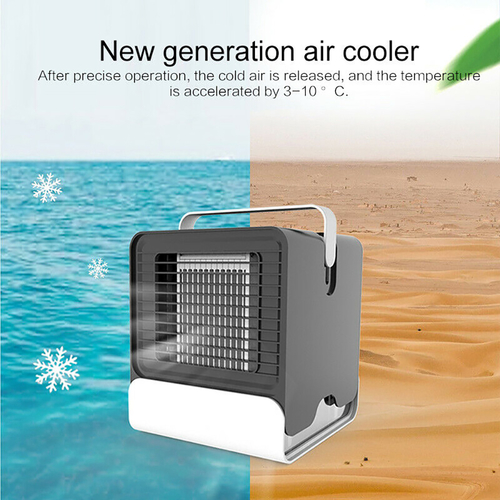USB Mini Negative Ion Cool Fan Air Conditioner - Image 2