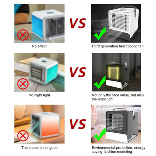 USB Mini Negative Ion Cool Fan Air Conditioner - Image 3