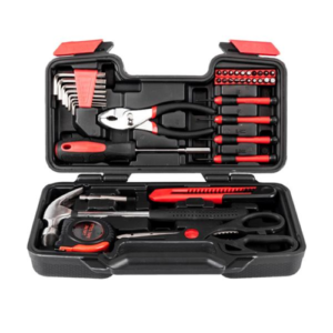 39PCS Hand Tool Set Home Measuring Tape Pliers Tool Kit