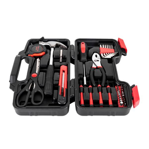 39PCS Hand Tool Set Home Measuring Tape Pliers Tool Kit - Image 3