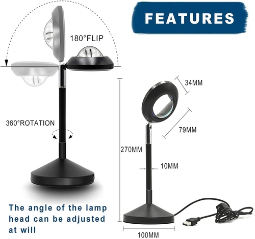 APP/Remote Control Sunset Lamp Rainbow Sunset Lamp - Image 4