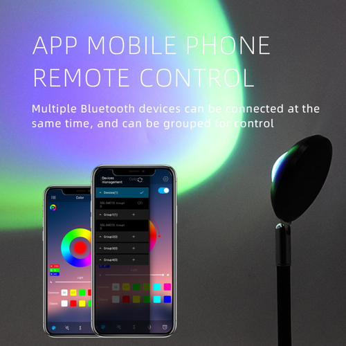 APP/Remote Control Sunset Lamp Rainbow Sunset Lamp - Image 6