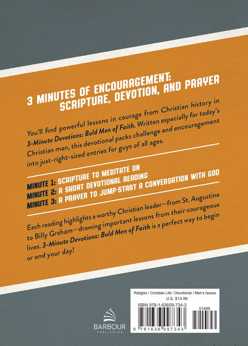 3-Minute Devotions: Bold Men of Faith - Image 5