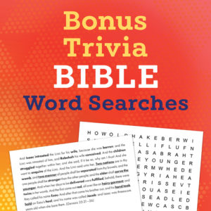 Bonus Trivia Bible Word Searches Large Print
