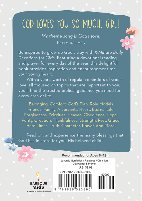 3-Minute Daily Devotions for Girls - Image 2