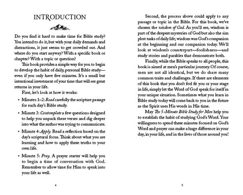 The 5-Minute Bible Study for Men: Seeking God's Wisdom - Image 2