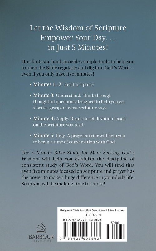 The 5-Minute Bible Study for Men: Seeking God's Wisdom - Image 4