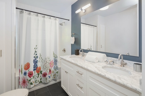 Spring Floral Garden Shower Curtains Home Decor - Image 2