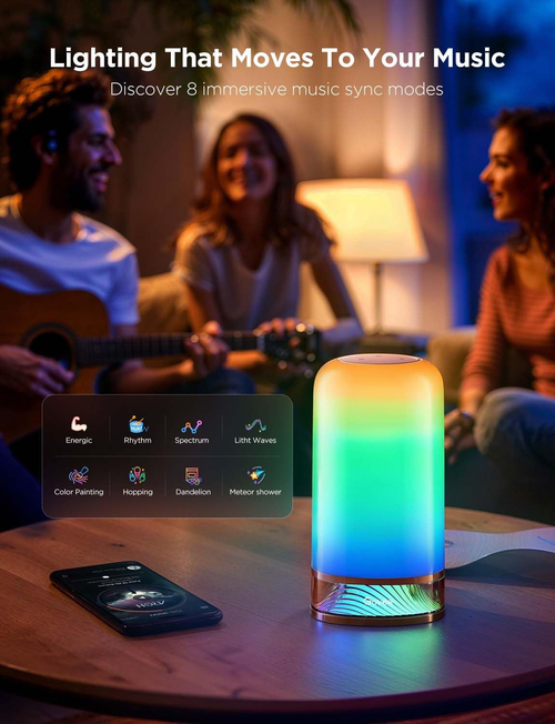 RGBIC Smart Table Lamp 64 Scene Modes And Voice Control - Image 6