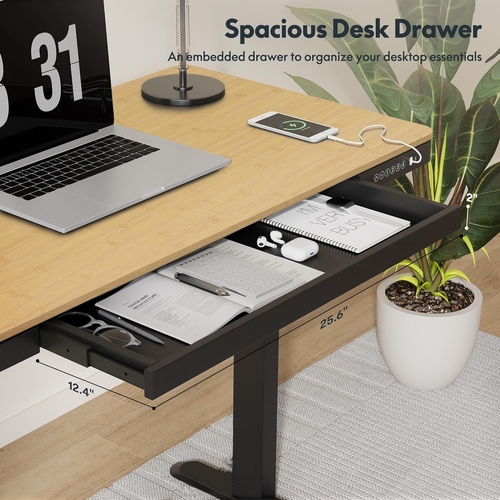 Electric Standing Desk With USB Ports And Adjustable Height - Image 6