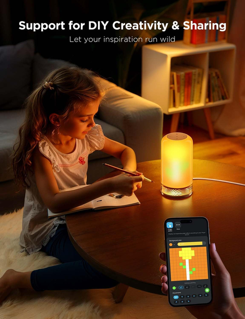 RGBIC Smart Table Lamp 64 Scene Modes And Voice Control - Image 7