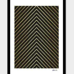Minimalist and golden art   Frame