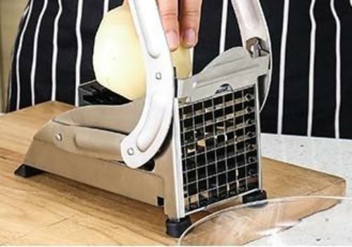 Stainless Steel French Fries and Potato Cutter with 2 Different Blades - Image 10
