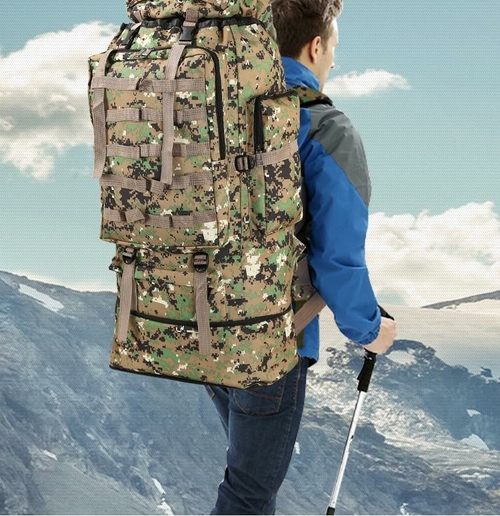 Waterproof Outdoor Camping Hiking 100L Large Capacity Backpack - Image 6