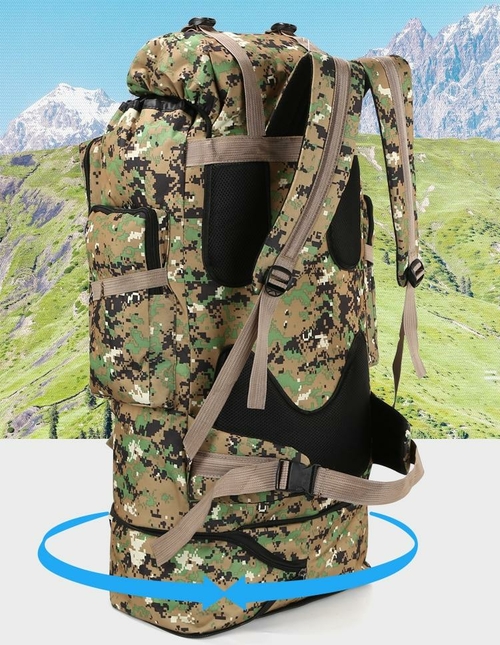 Waterproof Outdoor Camping Hiking 100L Large Capacity Backpack - Image 3