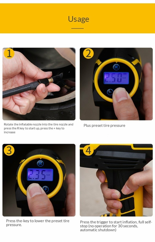 Portable Tire Inflator Air Pump - Image 7