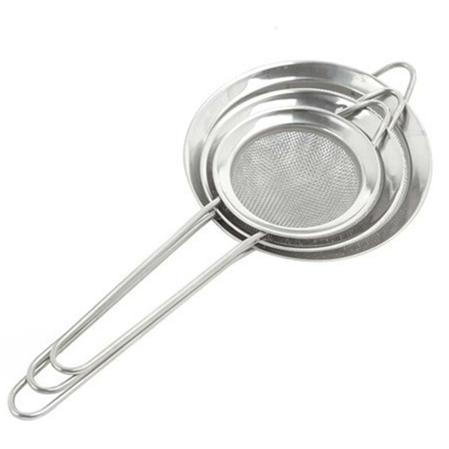 Stainless Steel 3 in 1 Liquid Colanders Set - Image 3