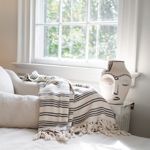 Woven Stripe Turkish Throw - Image 2