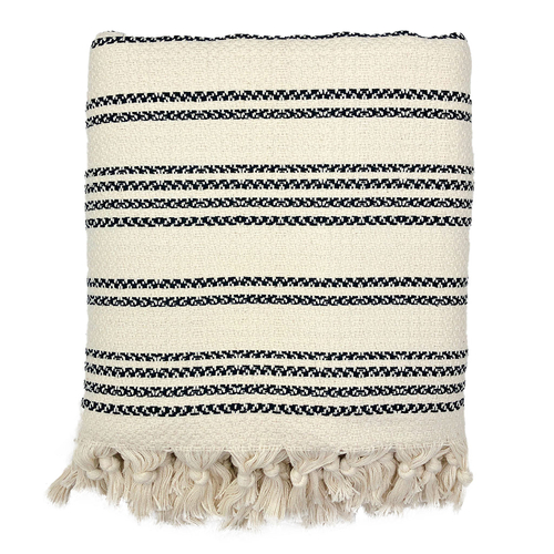 Woven Stripe Turkish Throw - Image 3